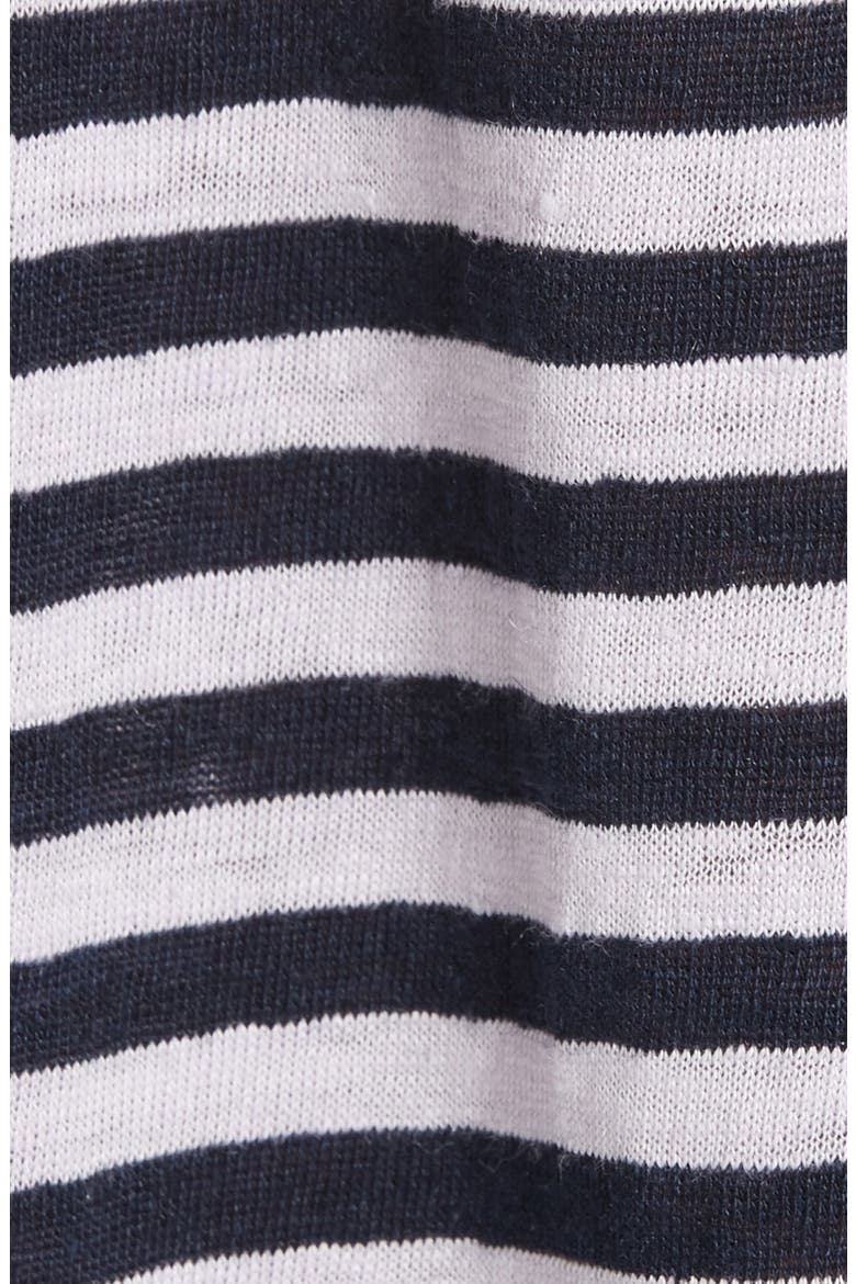 Stripe Linen Tee, Alternate, color, LAVENDER MULTI