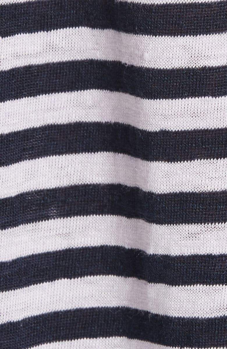FRAME Stripe Linen Tee, Alternate, color,