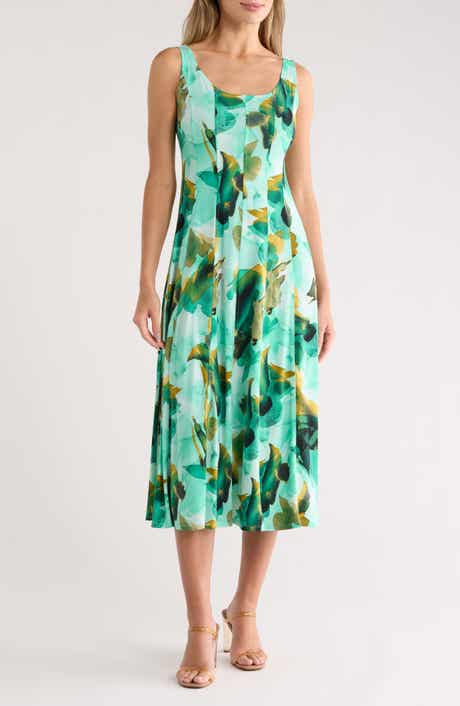SANDRA DARREN Sleeveless Midi Dress