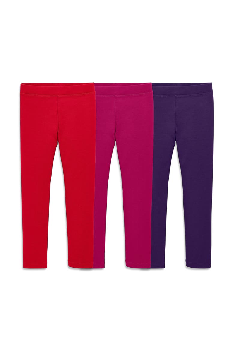 The Legging 3-Pack, Main, color, Raspberry Mix