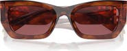 Miu Miu 53mm Rectangular Sunglasses