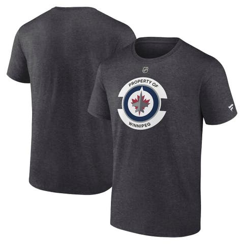 Men
s Fanatics Heather Charcoal Winnipeg Jets Authentic Pro Core Secondary T-Shirt