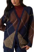 Nobody's Child Argyle Cardigan