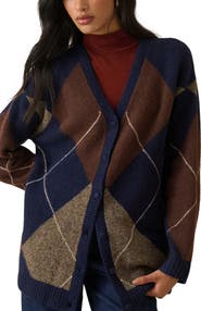 Nobody's Child Argyle Cardigan