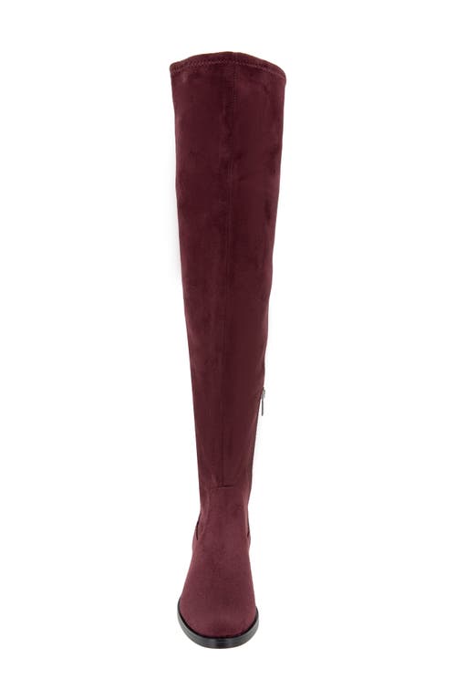 Reaction Kenneth Cole Windy Knee High Boot In Burgundy