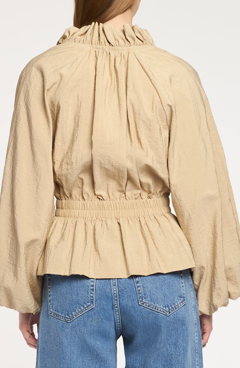 Cinq à Sept Deana Woven Jacket, Alternate, color, Khaki