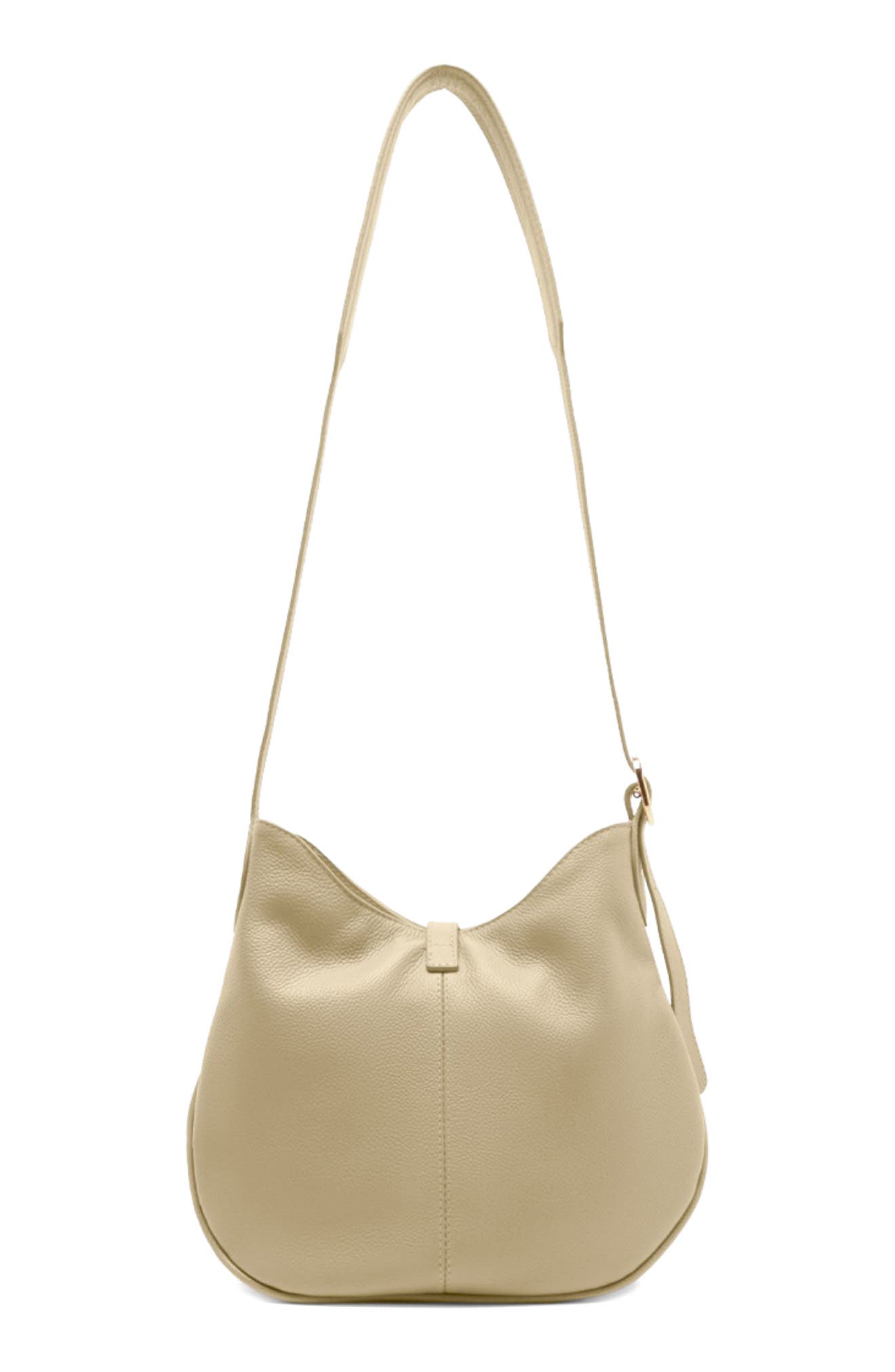 Medium Sabrina Leather Crossbody Bag, Alternate, color, PANACOTA