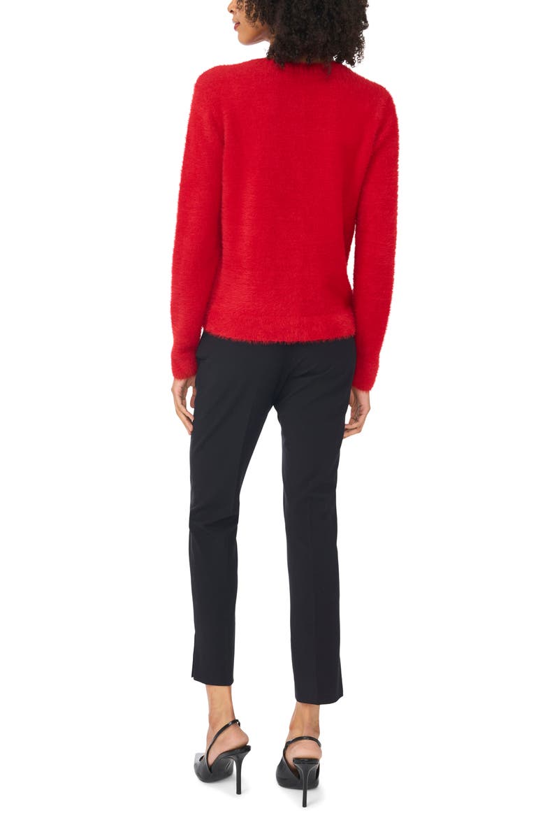 Eyelash Cardigan, Alternate, color, EQUESTRIAN RED
