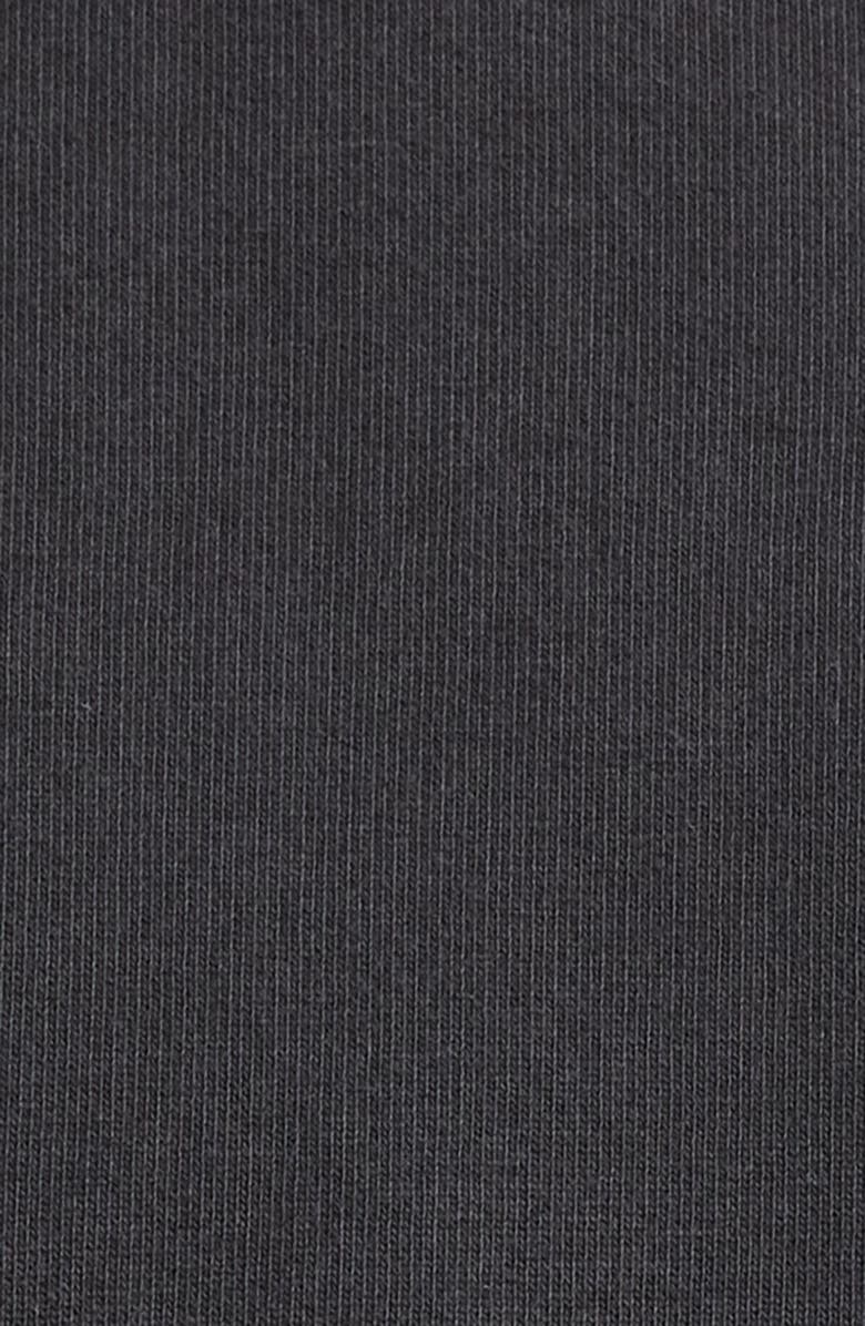 Fear of God Essentials Logo Graphic Relaxed Fit Crop Sweatshirt, Alternate, color, Vintage Black