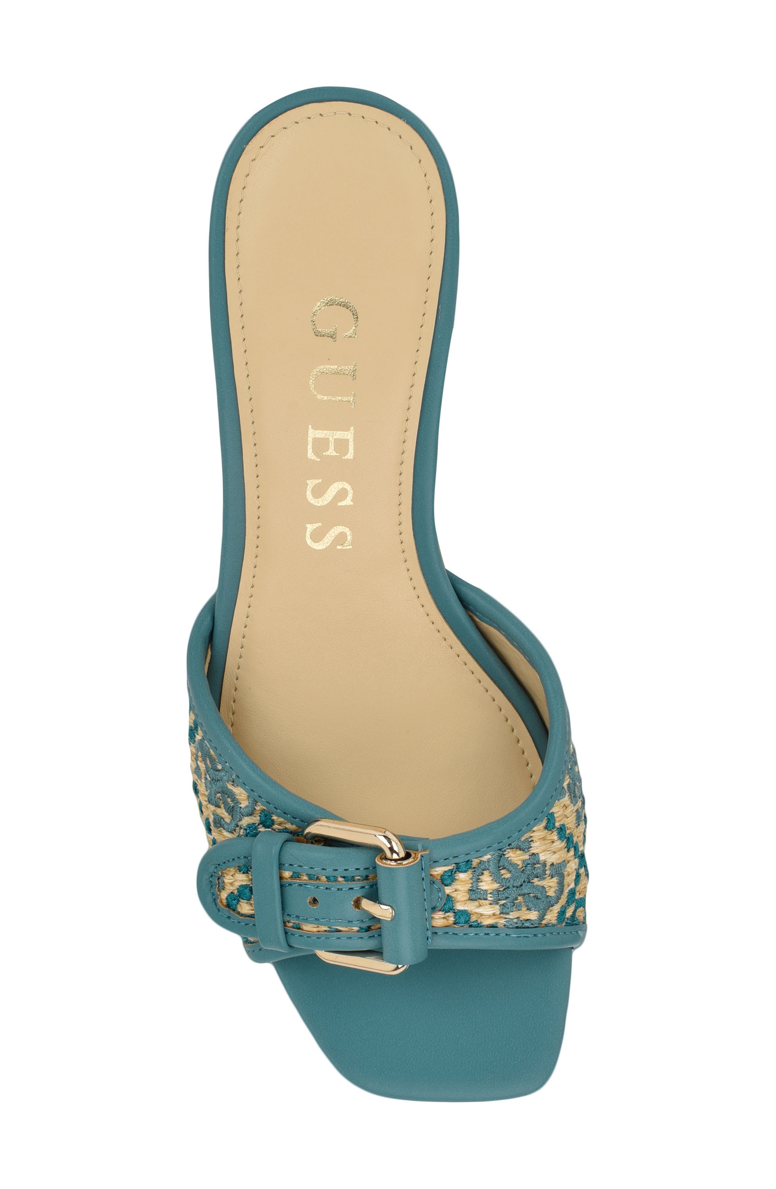 GUESS Dista 4 Sandal, Alternate, color, Light Blue