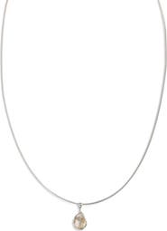 Child of Wild Little Falls Sterling Silver Herkimer Diamond Collar Necklace