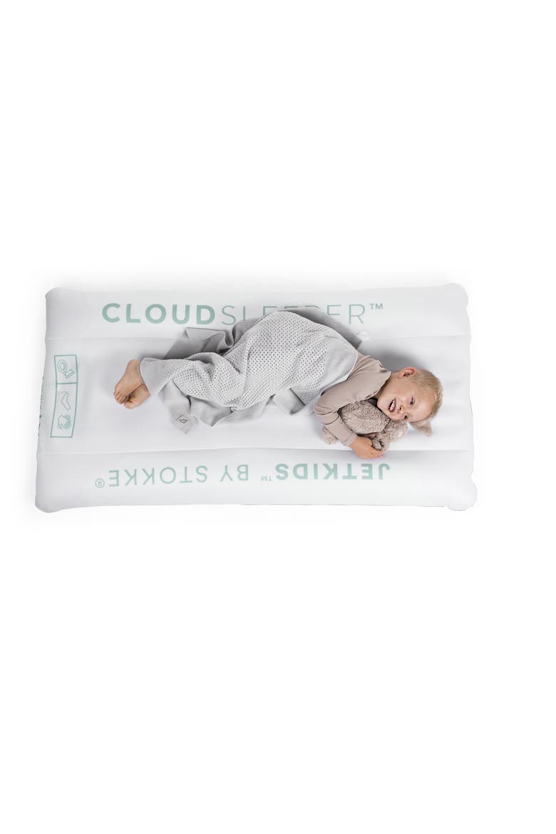 Jetkids by Stokke CloudSleeper™ Inflatable Travel Bed, Alternate, color, WHITE