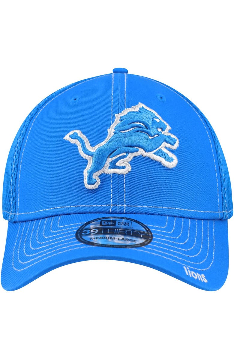 New Era Men's New Era Blue Detroit Lions Neo 39THIRTY Flex Hat, Alternate, color,