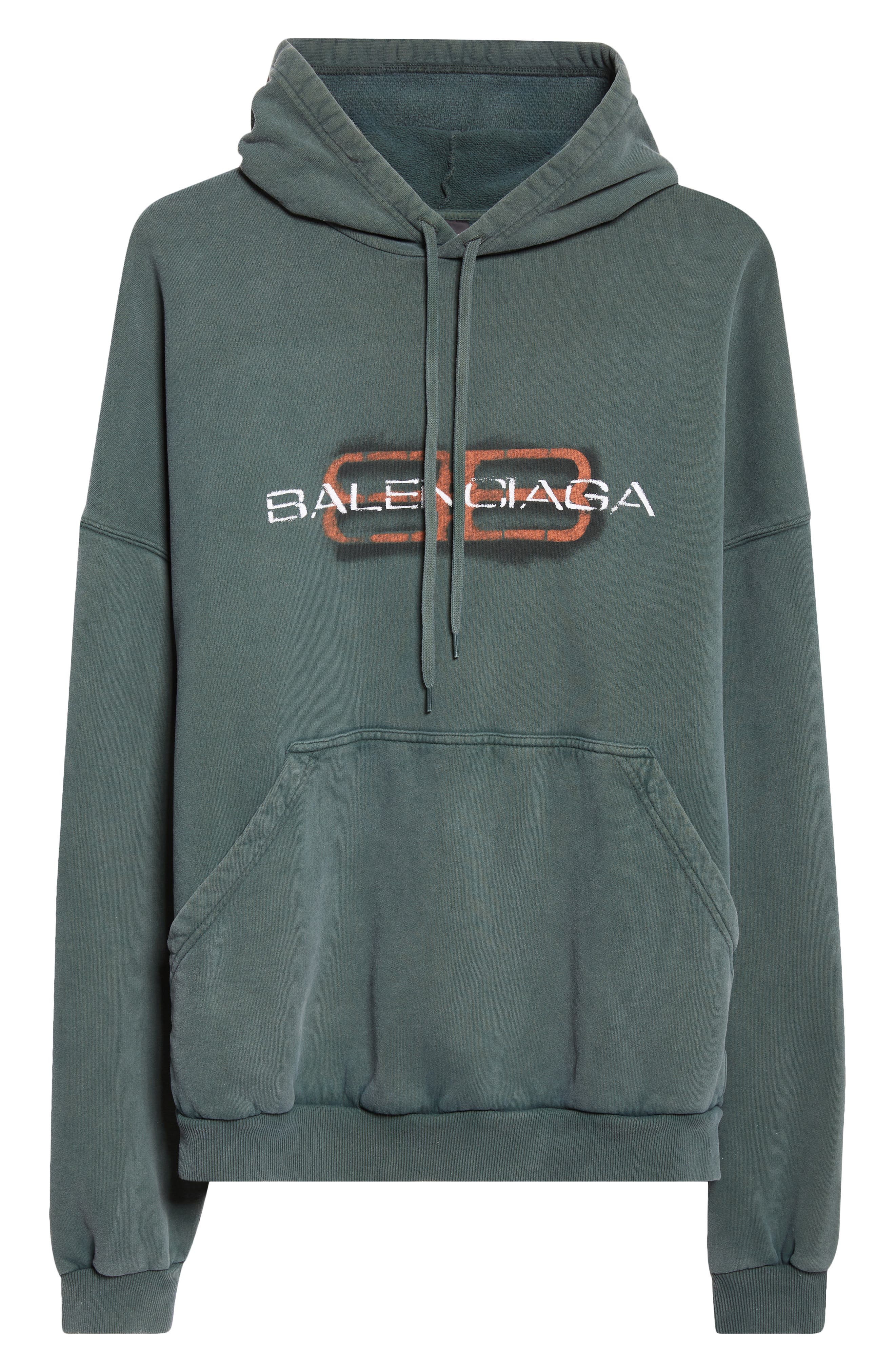 Large Fit BB Icon Stencil Graphic Hoodie (Men) | Nordstrom