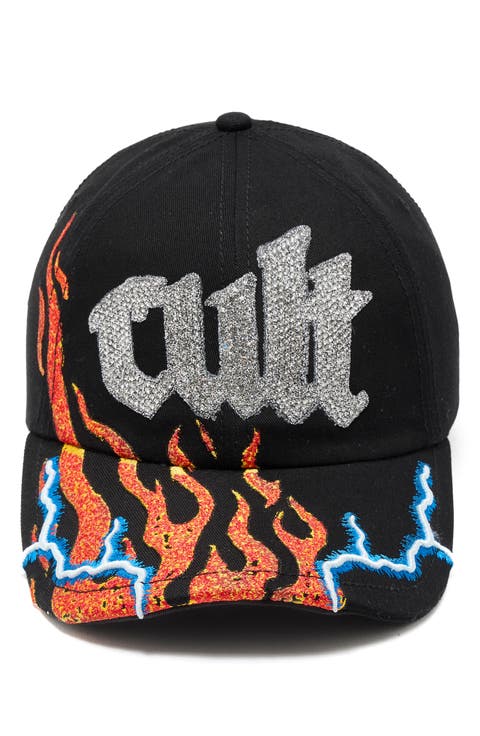 Flame Adjustable Twill Dad Hat