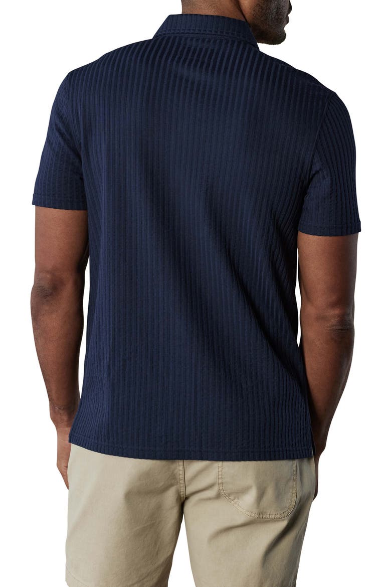 Getaway Short Sleeve Knit Button-Up Shirt, Alternate, color, NAVY
