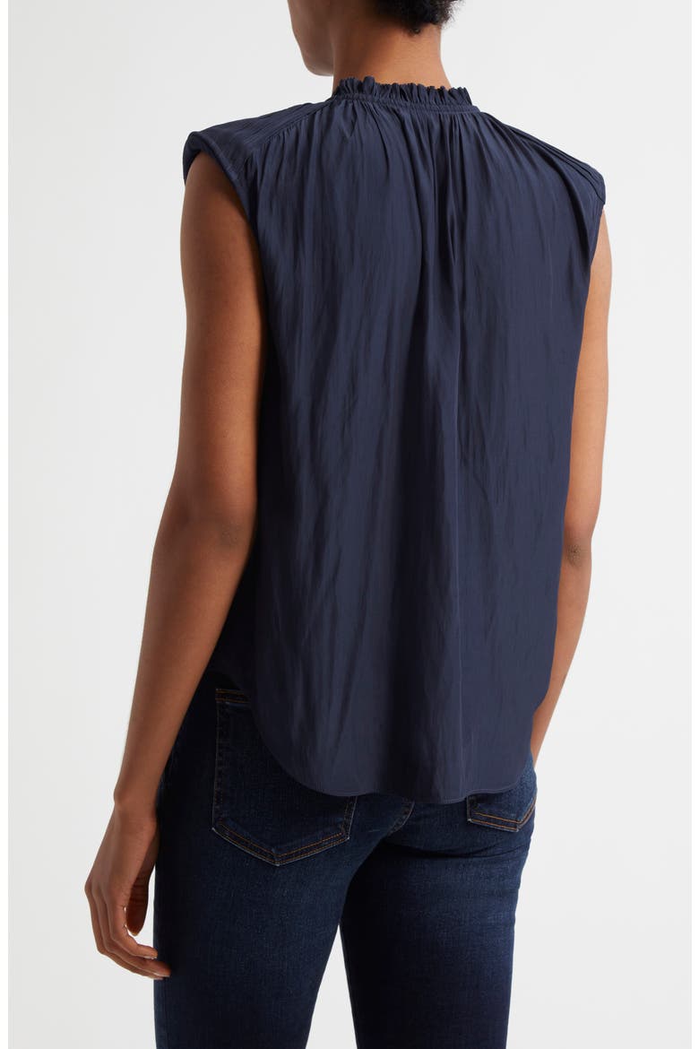 Polina Sleeveless Top, Alternate, color, NAVY