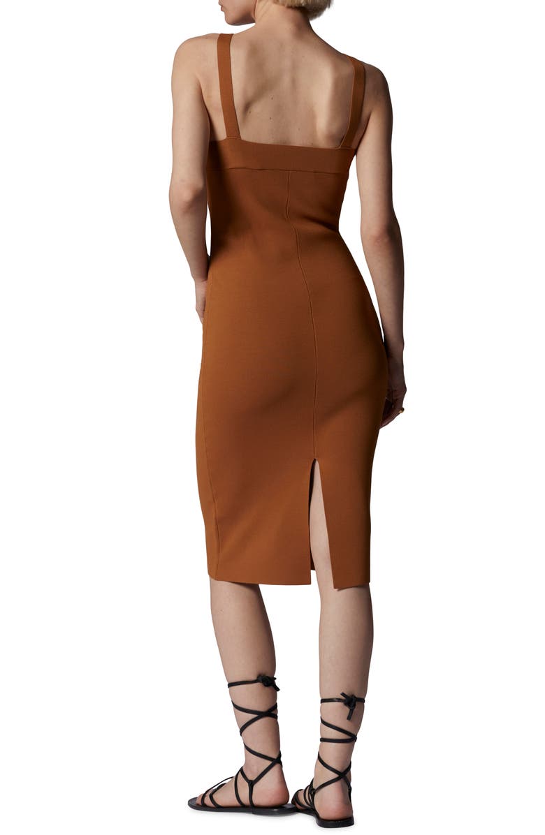 Equipment Appoline Midi Dress, Alternate, color, Almond