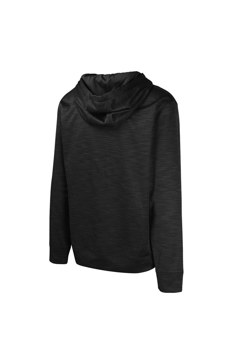 Outerstuff Men's Black Pittsburgh Steelers Streak Fleece Pullover Hoodie, Alternate, color, 