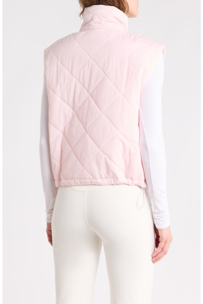 Wander Diamond Quilted Vest, Alternate, color, PINK SLIPPER