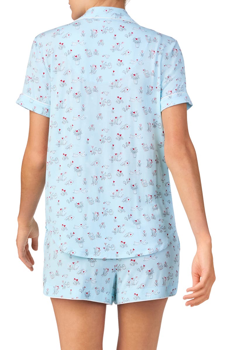 Kate Spade New York print short pajamas, Alternate, color, 