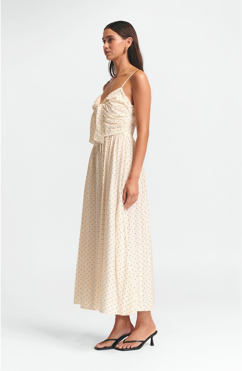 ST MRLO Baylen Midi Dress, Alternate, color, Cream Spot