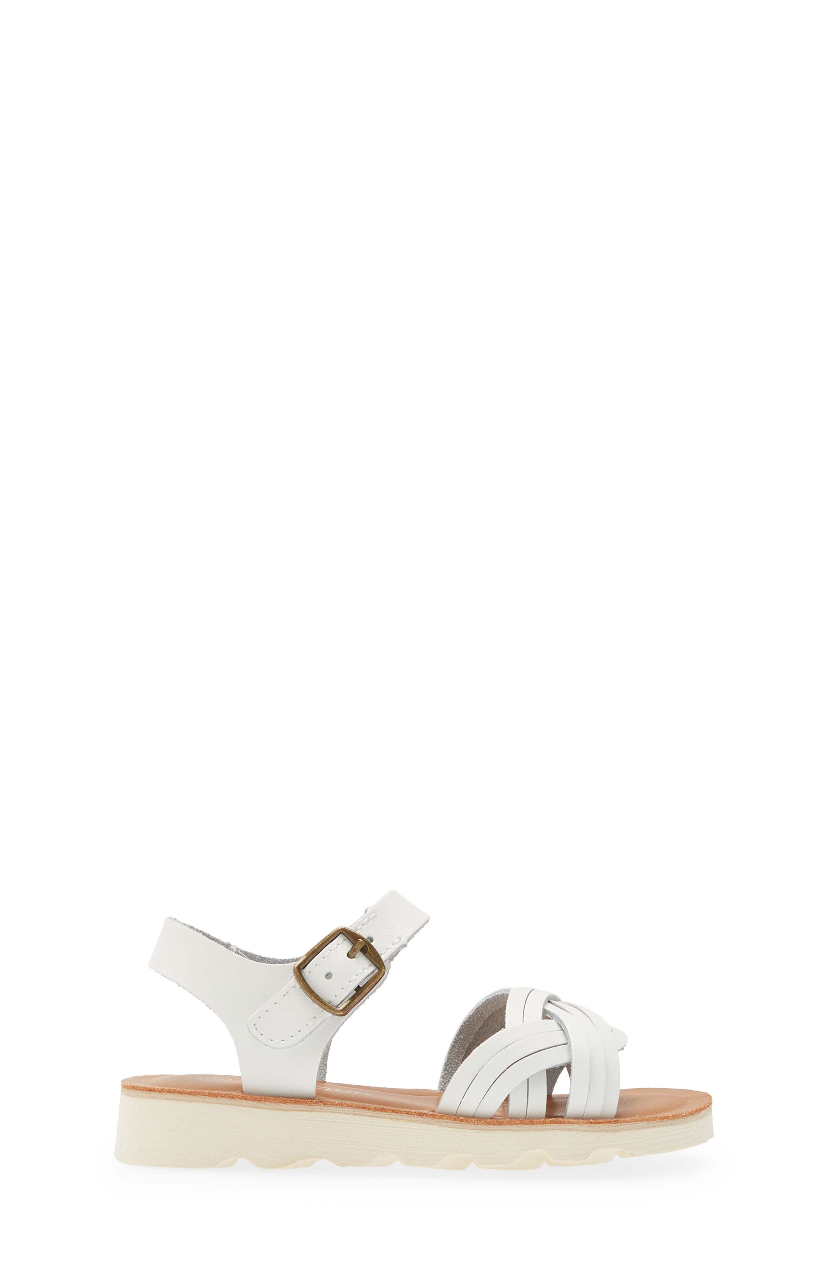 L'AMOUR Athena Sandal, Alternate, color, White