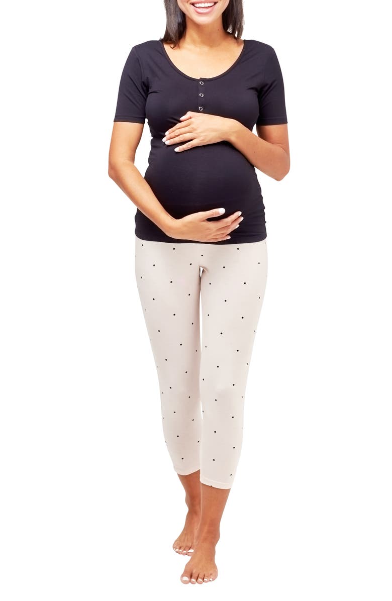 Nom Maternity Rhys Maternity/Nursing Pajama Top, Alternate, color,