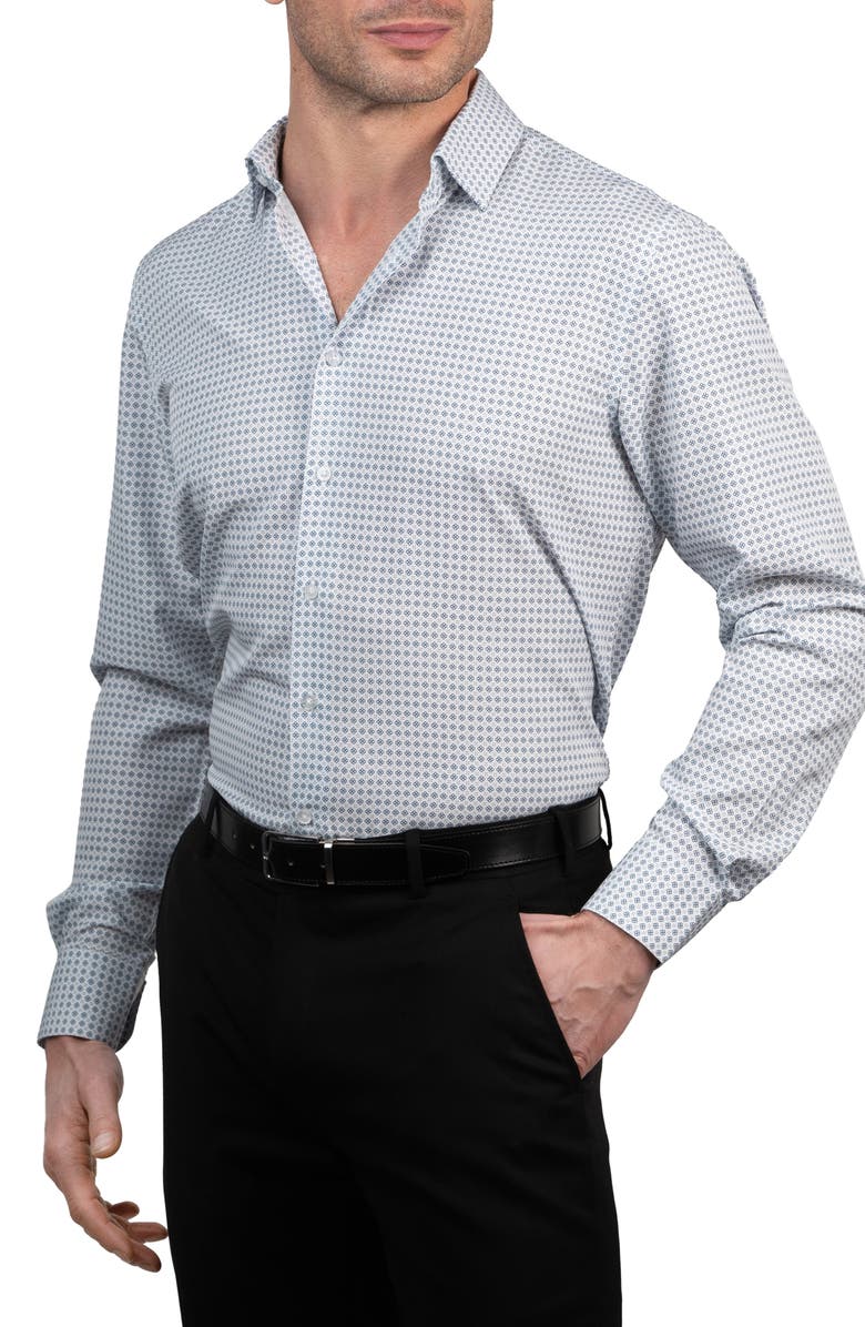 Lucky Brand Slim Fit Dress Shirt, Alternate, color, 