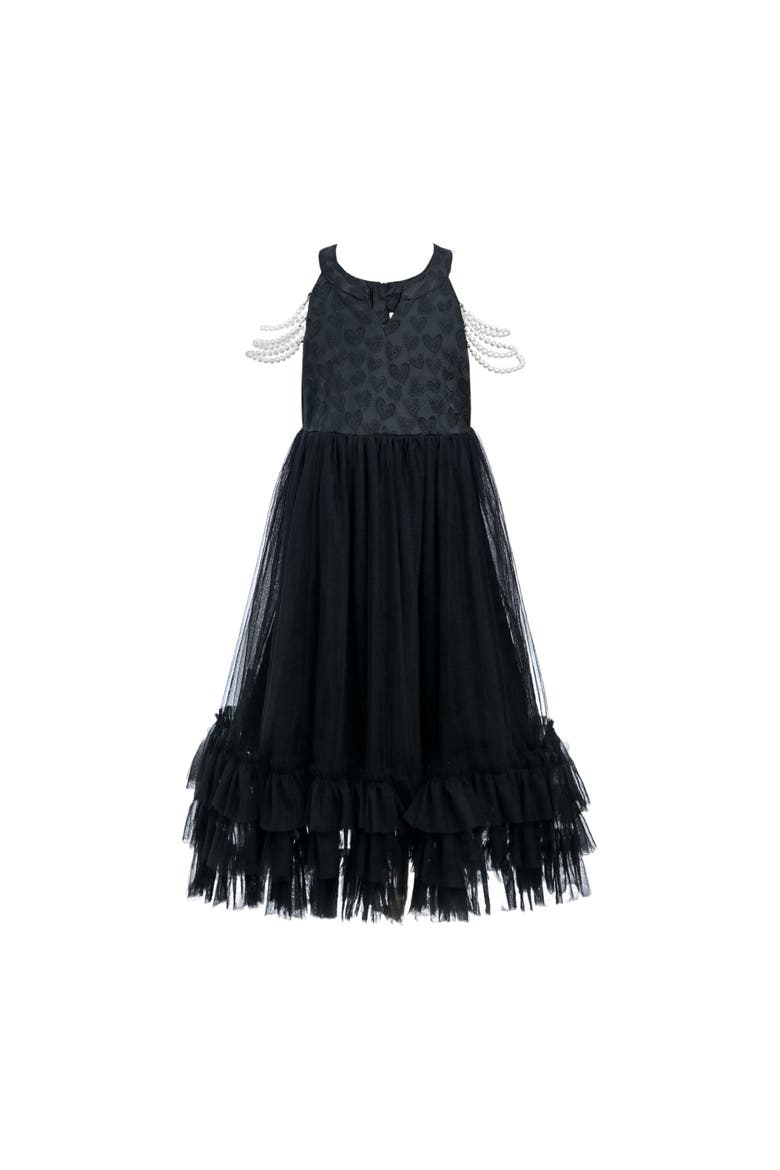 Tripoli Dress, Main, color, Black