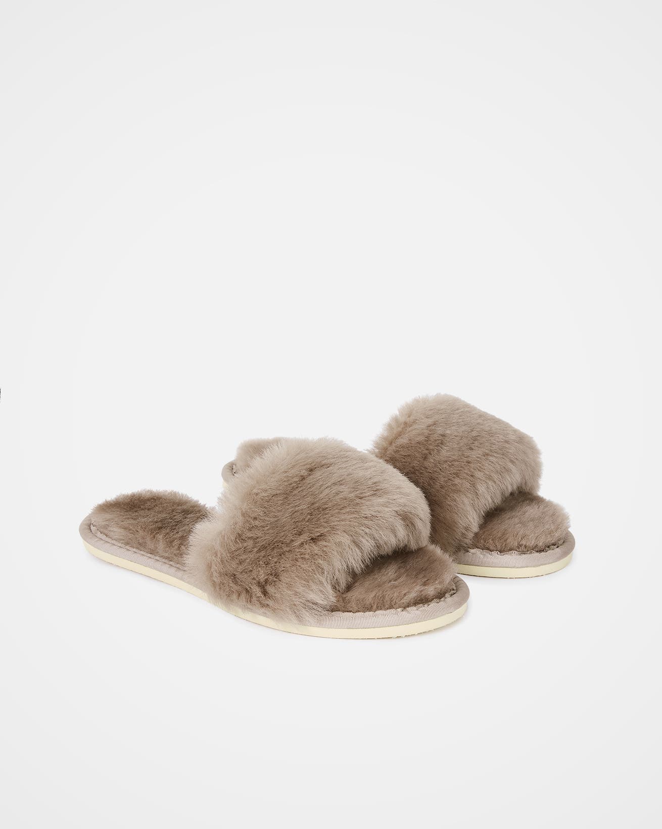 Celtic & Co. British Luxe Slide Slipper, Alternate, color, Oatmeal
