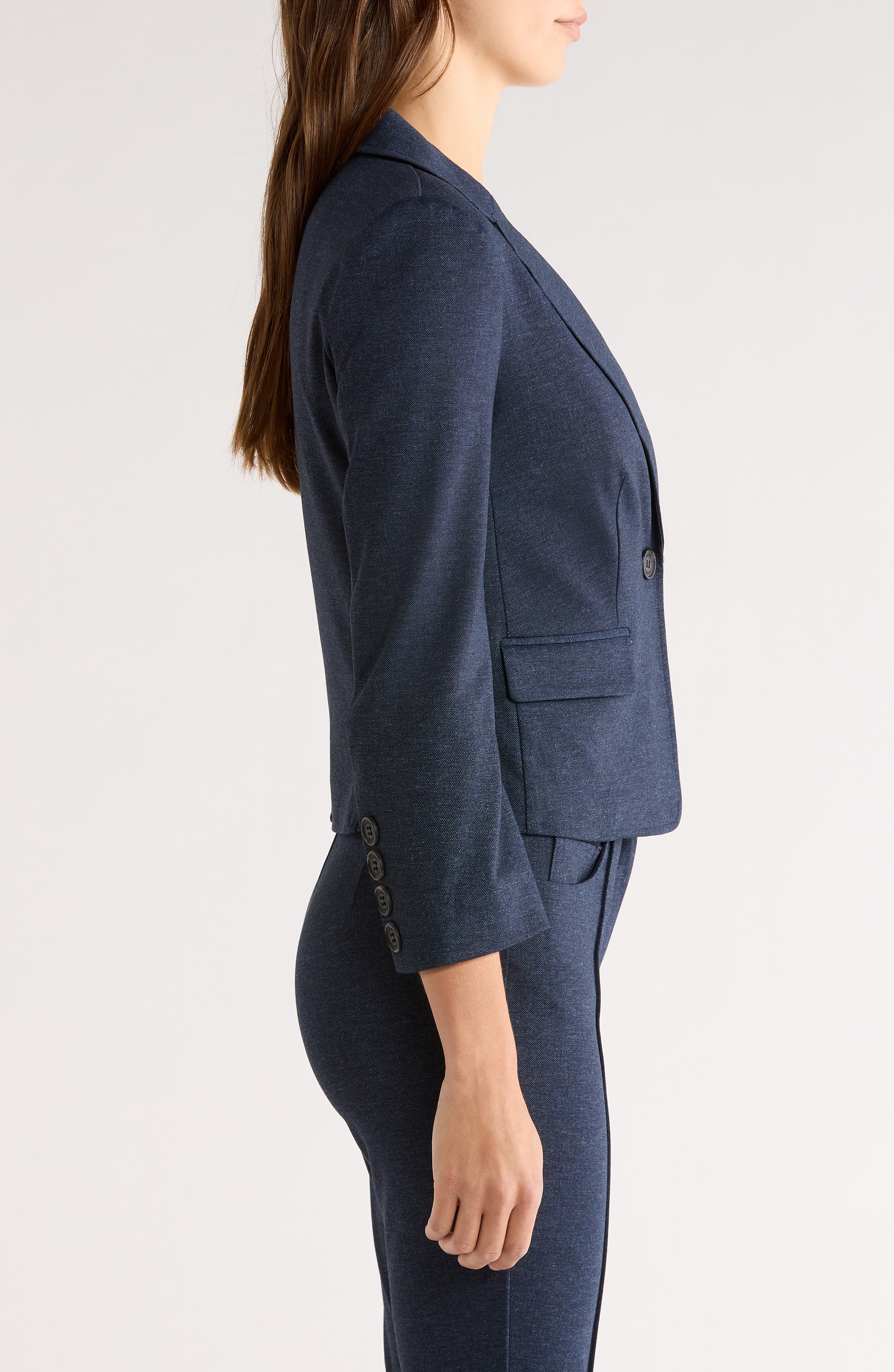 Halogen® Easy Single Breasted Blazer — фото 3