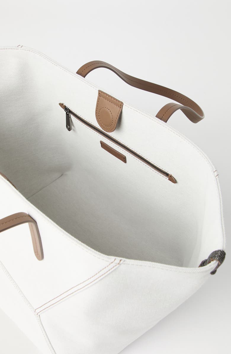 Brunello Cucinelli Gabardine BC Duo bag, Alternate, color,