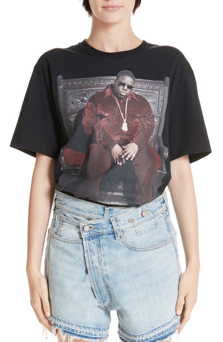 R13 Biggie Throne Curtis Tee, Main, color, 