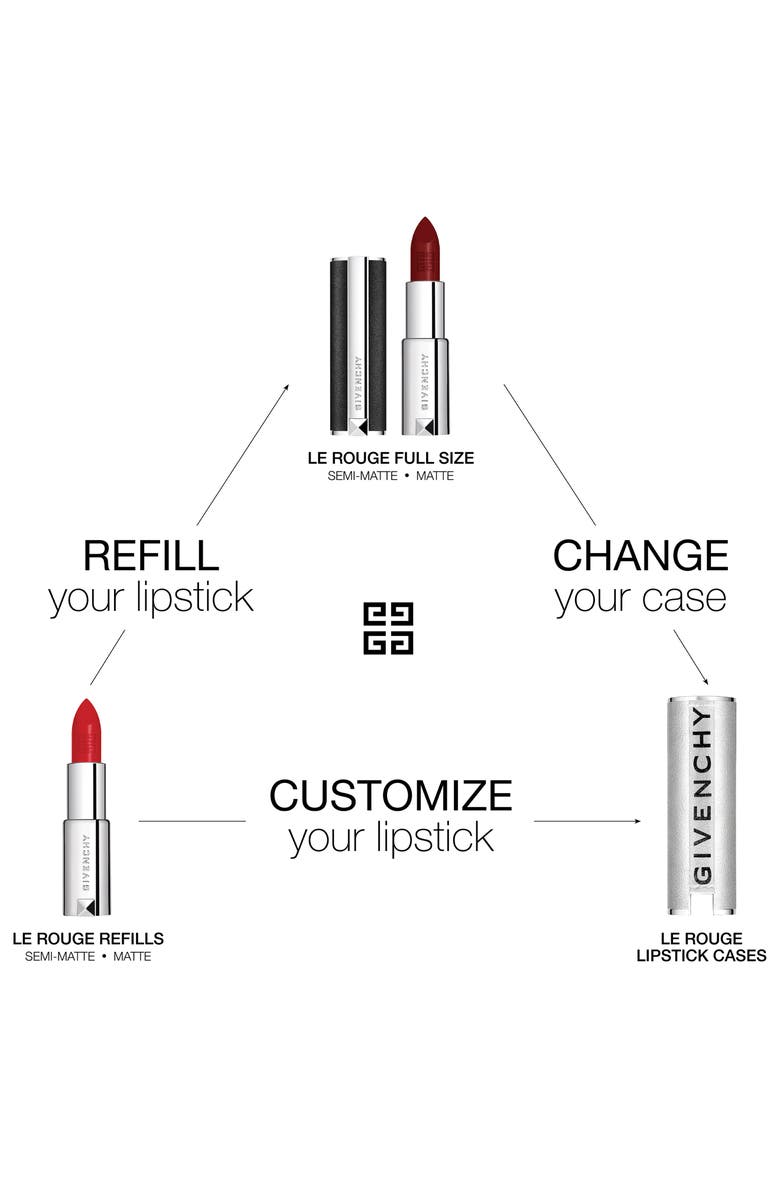 Givenchy Givency Le Rouge Semi-Matte Lipstick Refill, Alternate, color,