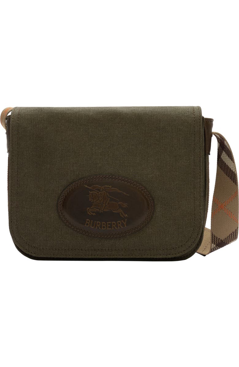 Burberry Mini Tavistock Crossbody Bag, Main, color, Military Green