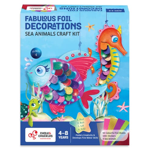Chalk & Chuckles Foil Decorations-Sea Animals  product