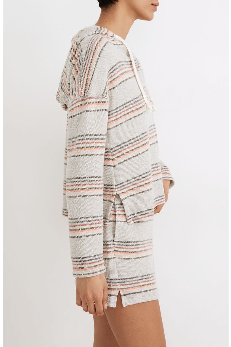 MWL Beach Stripe Long Sleeve Cotton Hoodie, Alternate, color, STRIPE TERRY HEATHER GREY