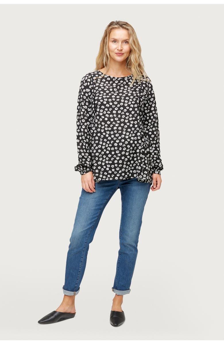 Nom Maternity Stella Maternity Top, Main, color, Ditsy Print