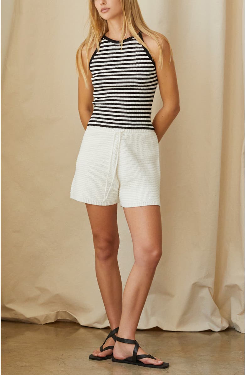 CRESCENT Stripe Halter Knit Top, Alternate, color, 