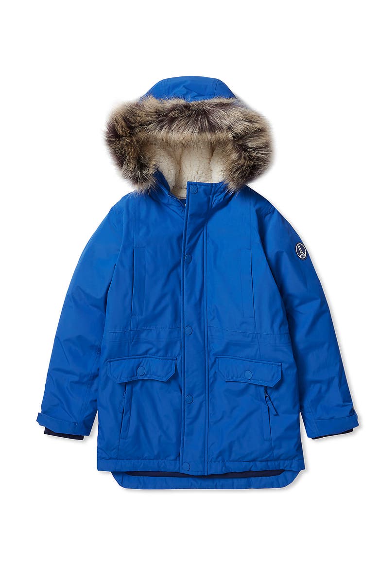 Kids Husky Expedition Waterproof Winter Down Parka, Main, color, Cobalt