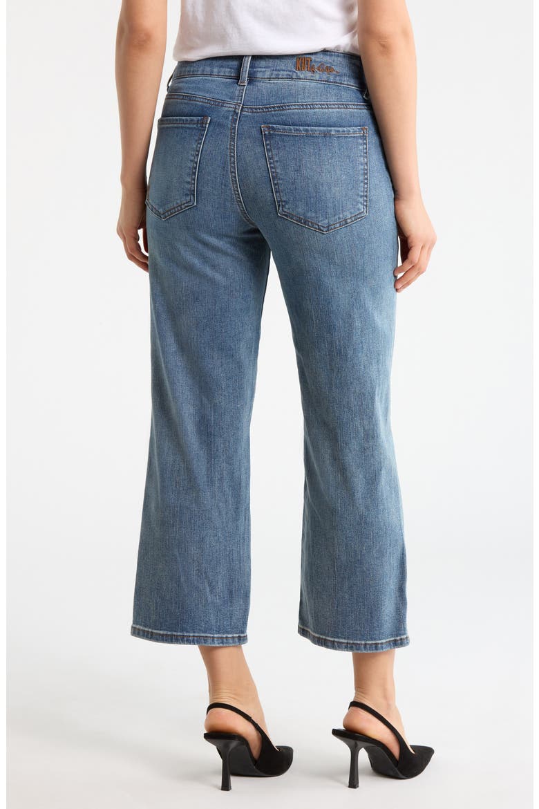 Lucy High Waist Crop Wide Leg Jeans, Alternate, color, NERINE