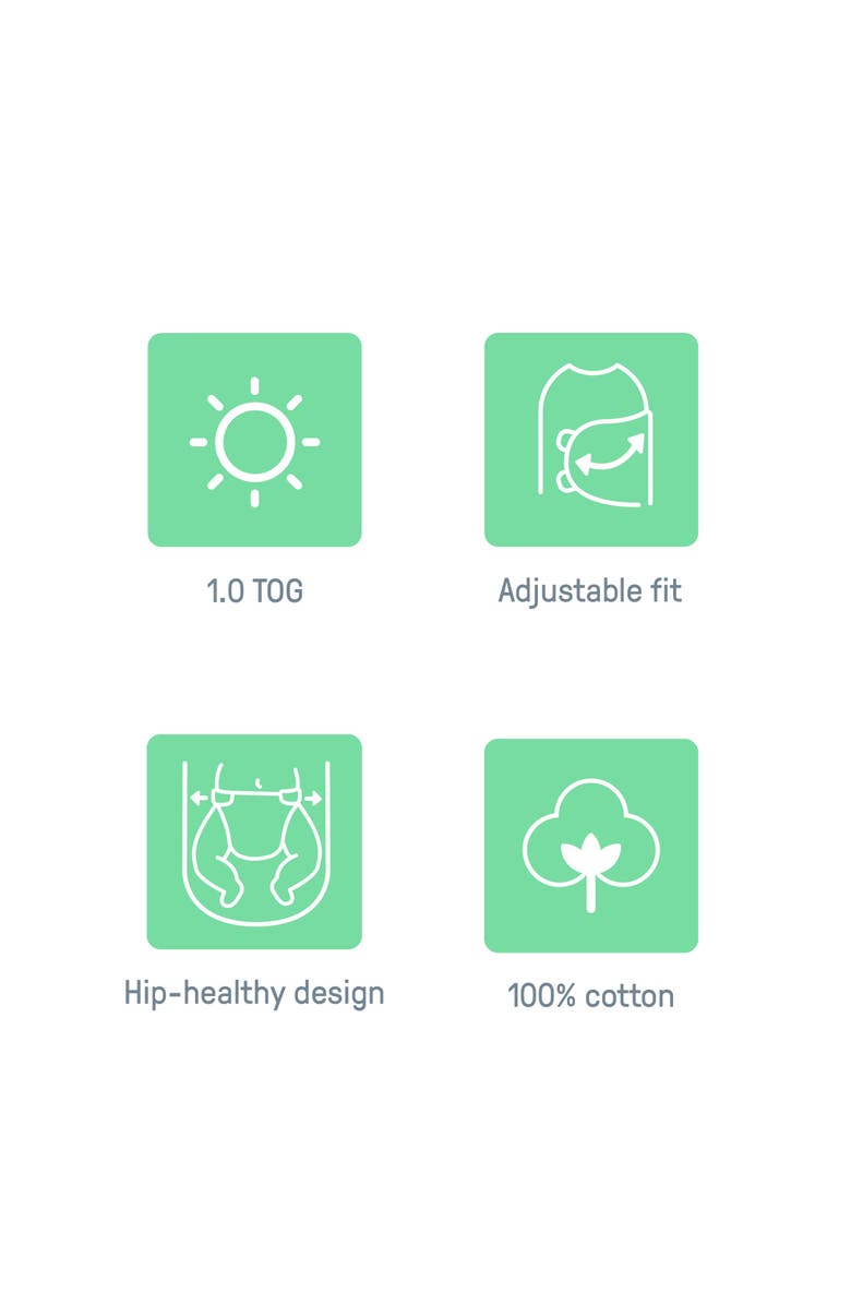 INGENUITY SwaddleMe by Ingenuity Arms Free Convertible Baby Swaddle, Alternate, color, Grey