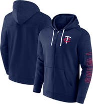 FANATICS Men's Fanatics Branded Navy Minnesota Twins Offensive Line Up Lightweight Full-Zip Hoodie