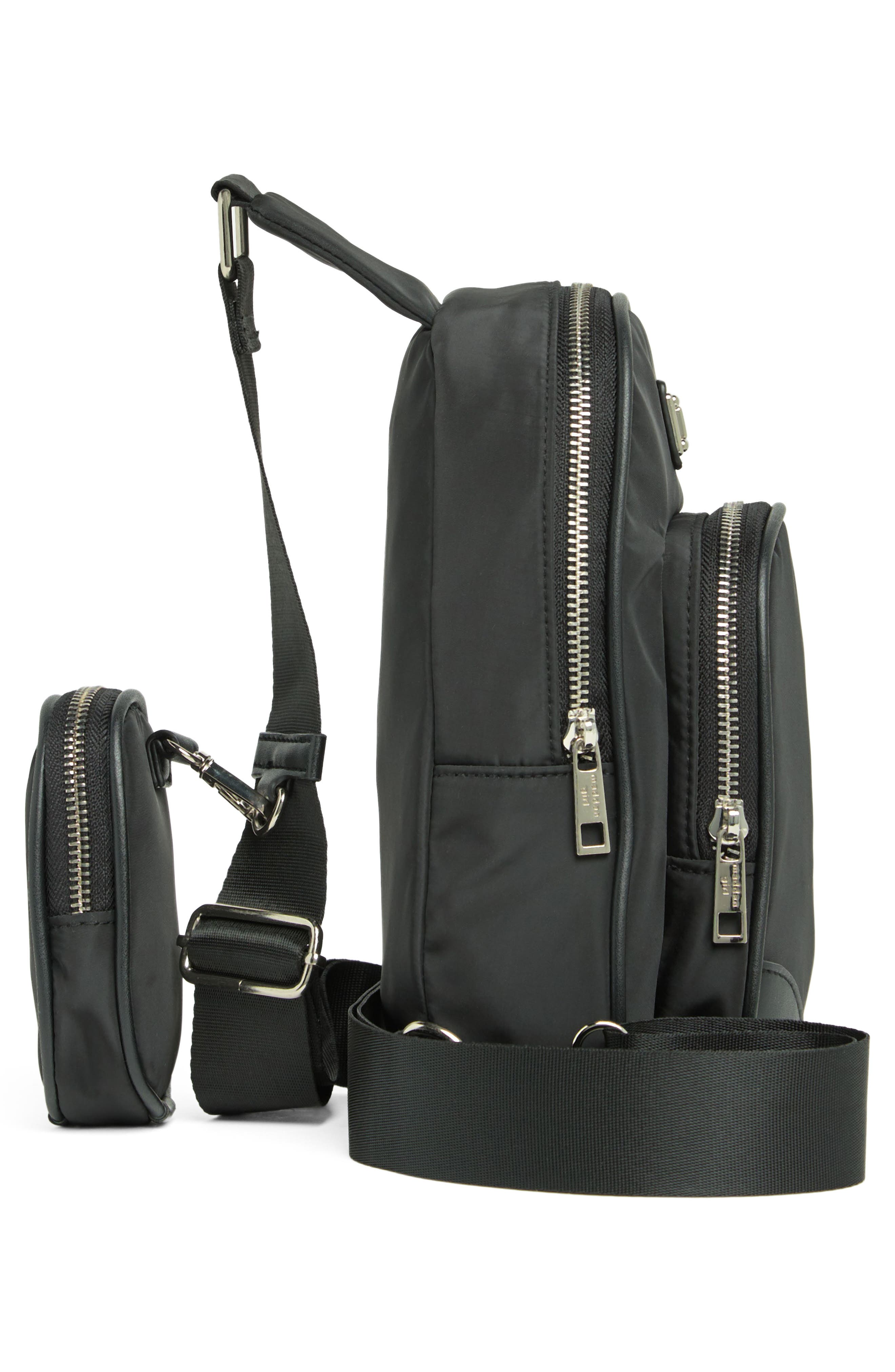 Madden Girl Recycled Polyester Sling Bag, Alternate, color, 