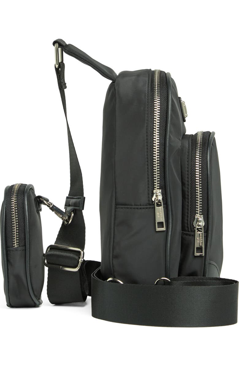 Madden Girl Recycled Polyester Sling Bag, Alternate, color,