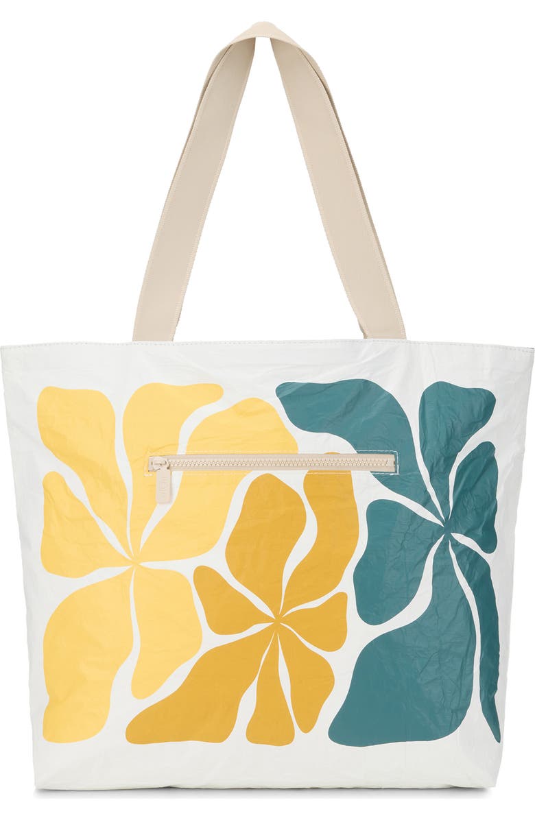 Aloha Collection Day Tripper Wavy Day Water Resistant Tyvek<sup>®</sup> Tote, Alternate, color, Hot Mustard