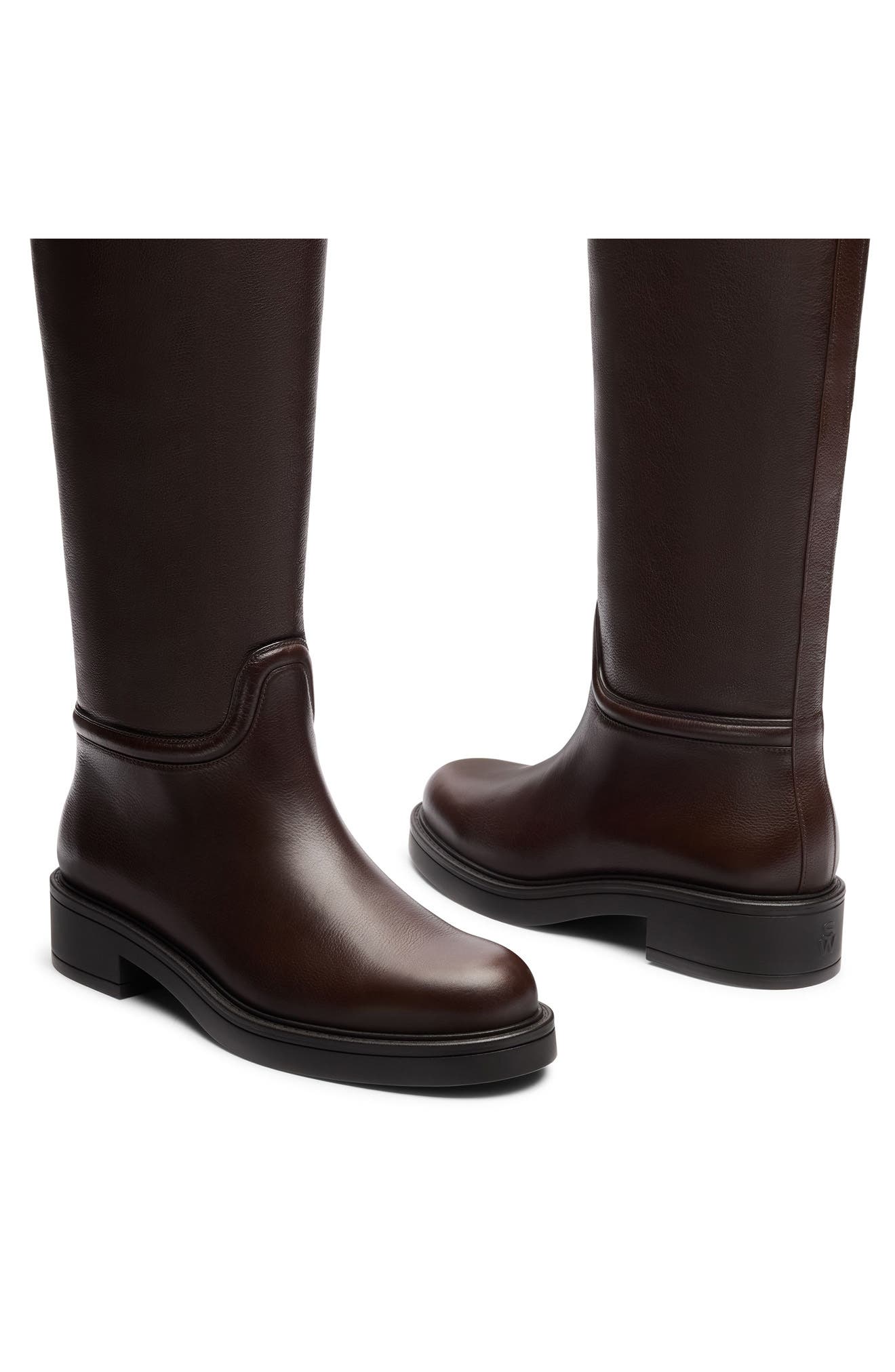 Celia Riding Boot, Alternate, color, WALNUT