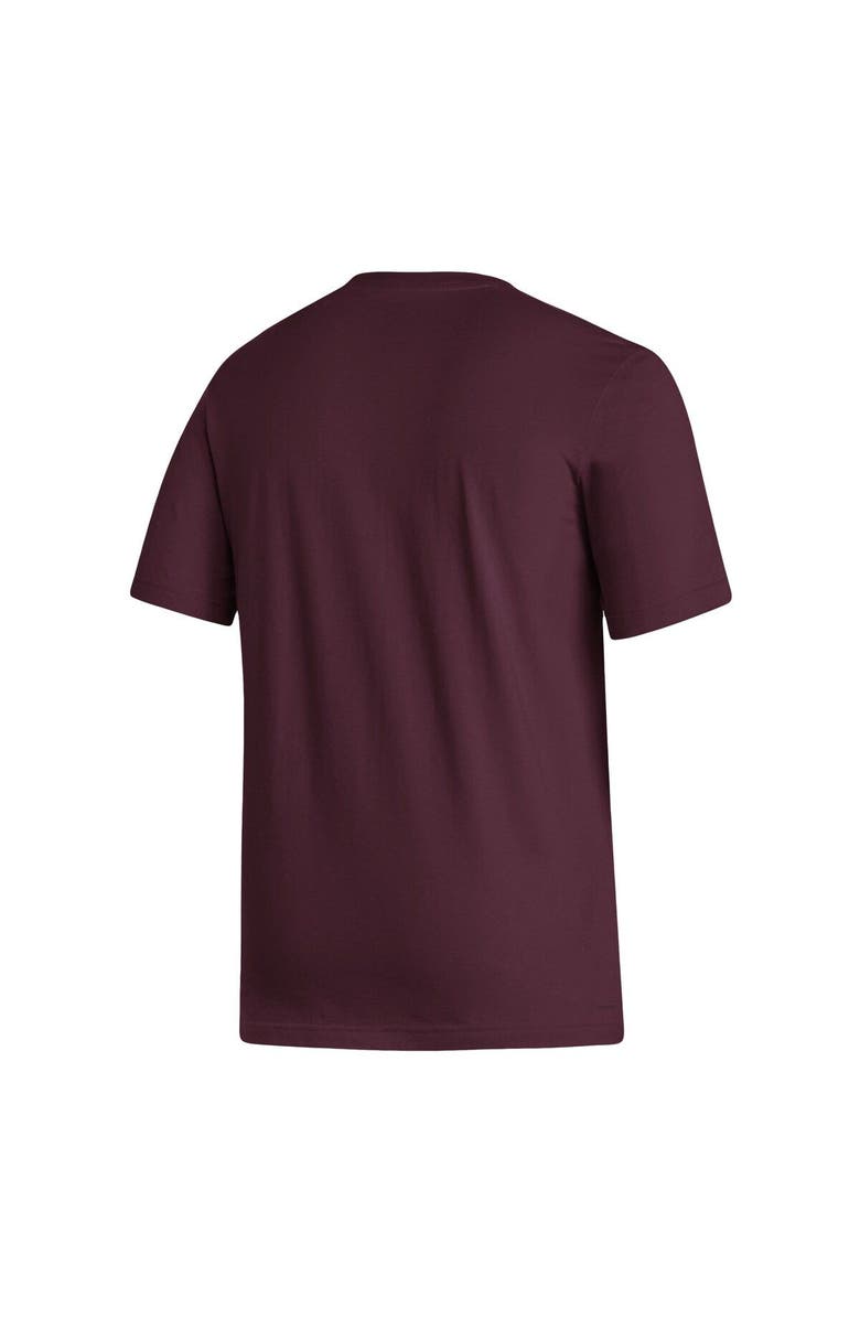 adidas Men's adidas Maroon Texas A&M Aggies Basketball Court Fresh T-Shirt, Alternate, color,