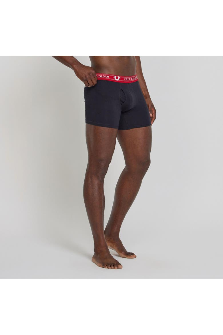 Mens Boxer Briefs Cotton Stretch Underwear for Men Pack of 4 Camo, Alternate, color, Black